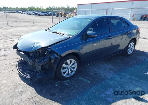 2015 Toyota Corolla S z USA, uszkodzony, nr VIN 2T1BURHE3FC384940